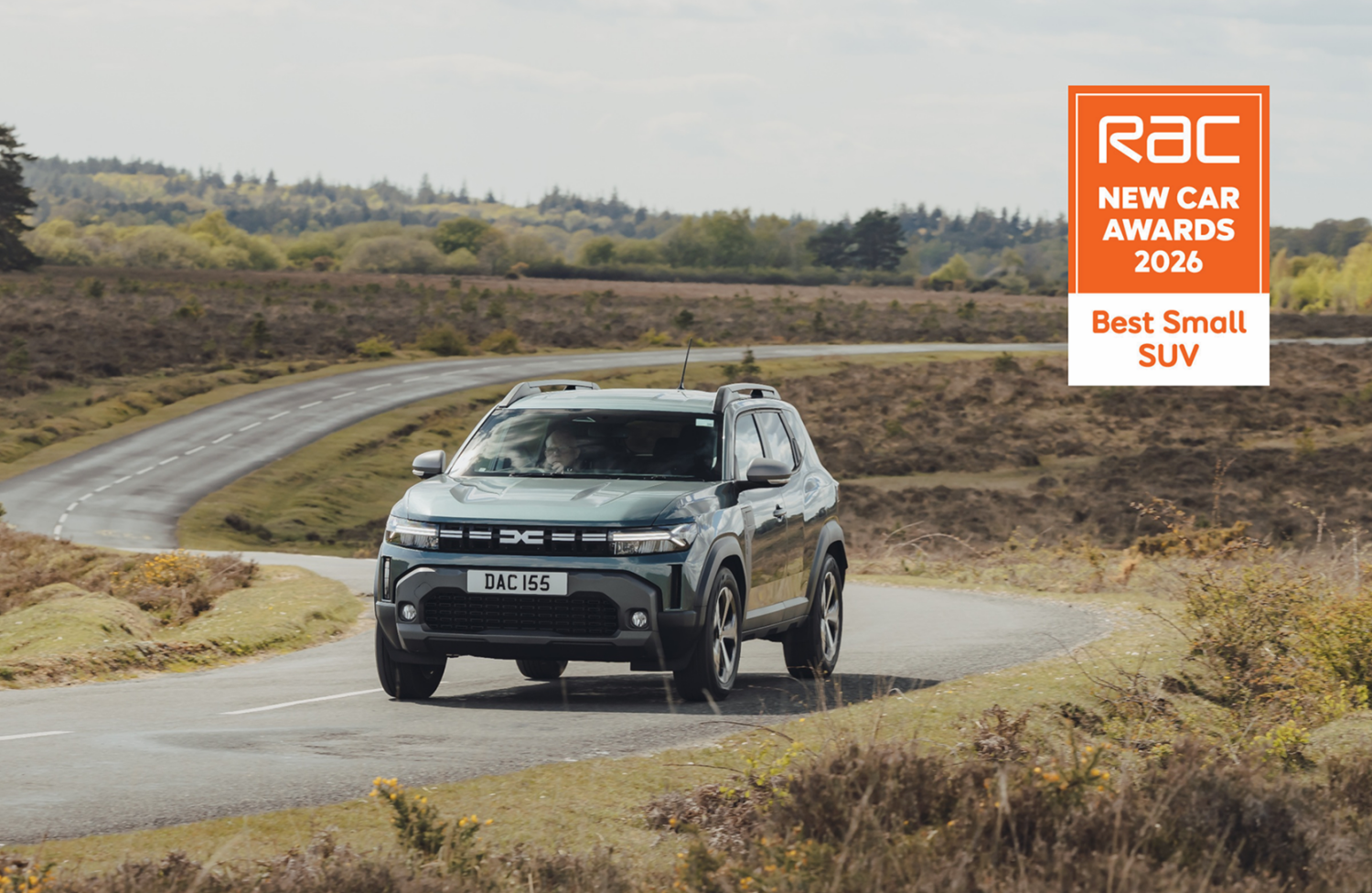 ROAD TESTED, RAC-APPROVED: DACIA DUSTER IS AWARDED BEST SMALL SUV